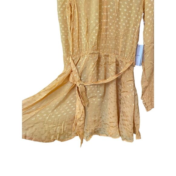 Tularosa Gianna Mini Dress in Mustard Size Large NWT (12-10) - Picture 6 of 9